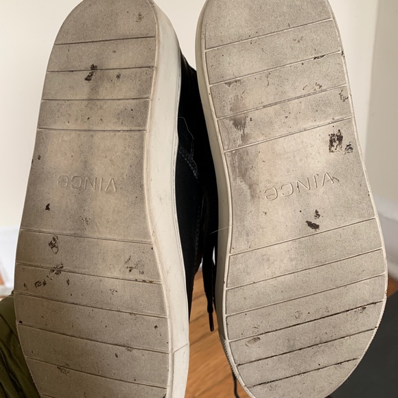 Vince Newman Leather Hightop Sneaker - Picture 4 of 4